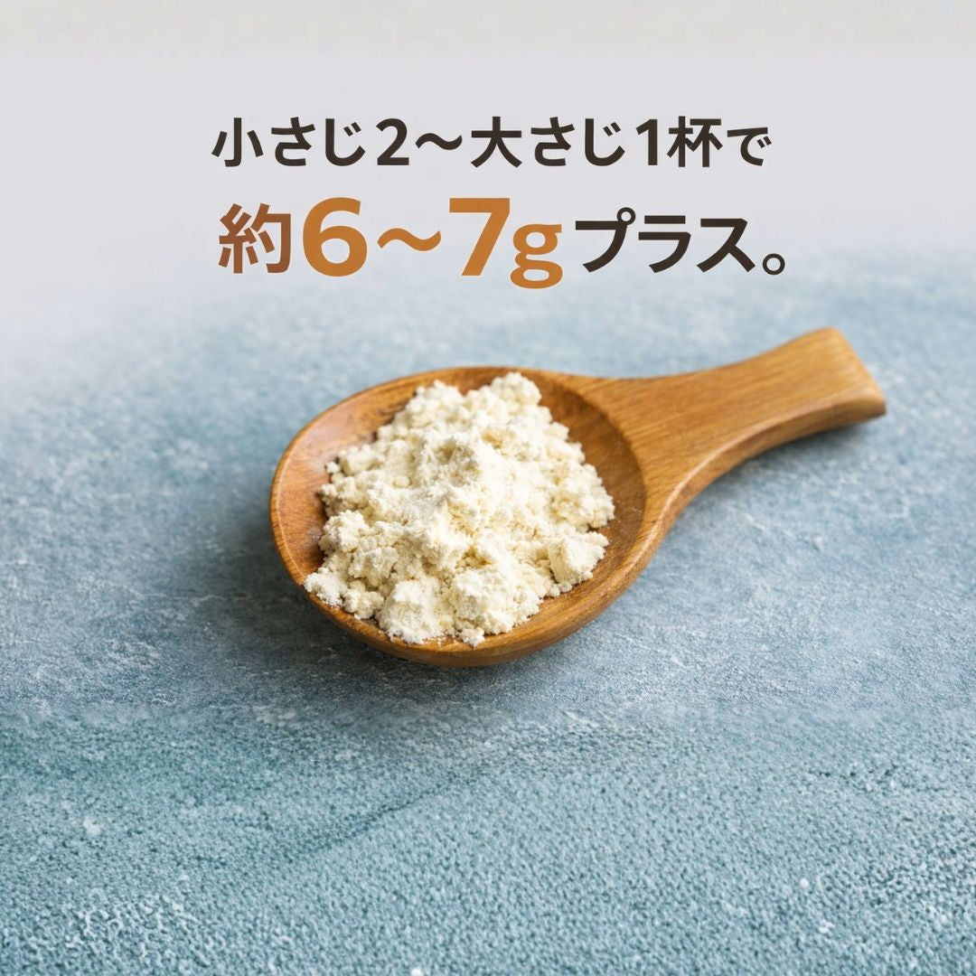 ヨーグルトに混ぜるプロテイン